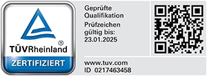 Bausachverständiger für Schäden an Gebäuden mit TÜV Rheinland geprüfter Qualifikation (PersCert TÜV Rheinland)